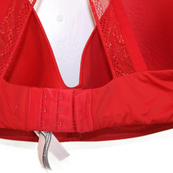 Victoria's Secret Intimates Red Racer Back Bra Size 36DD - Picture 3 of 10